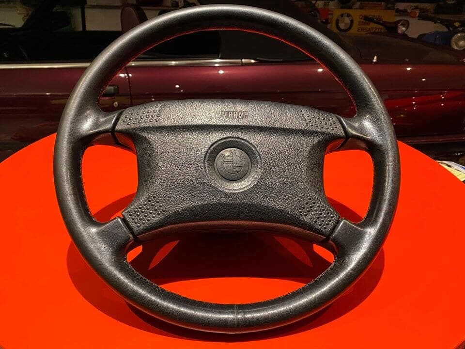 BMW E30 leather airbag steering wheel, option SA 240, 32 34 1 157 700
