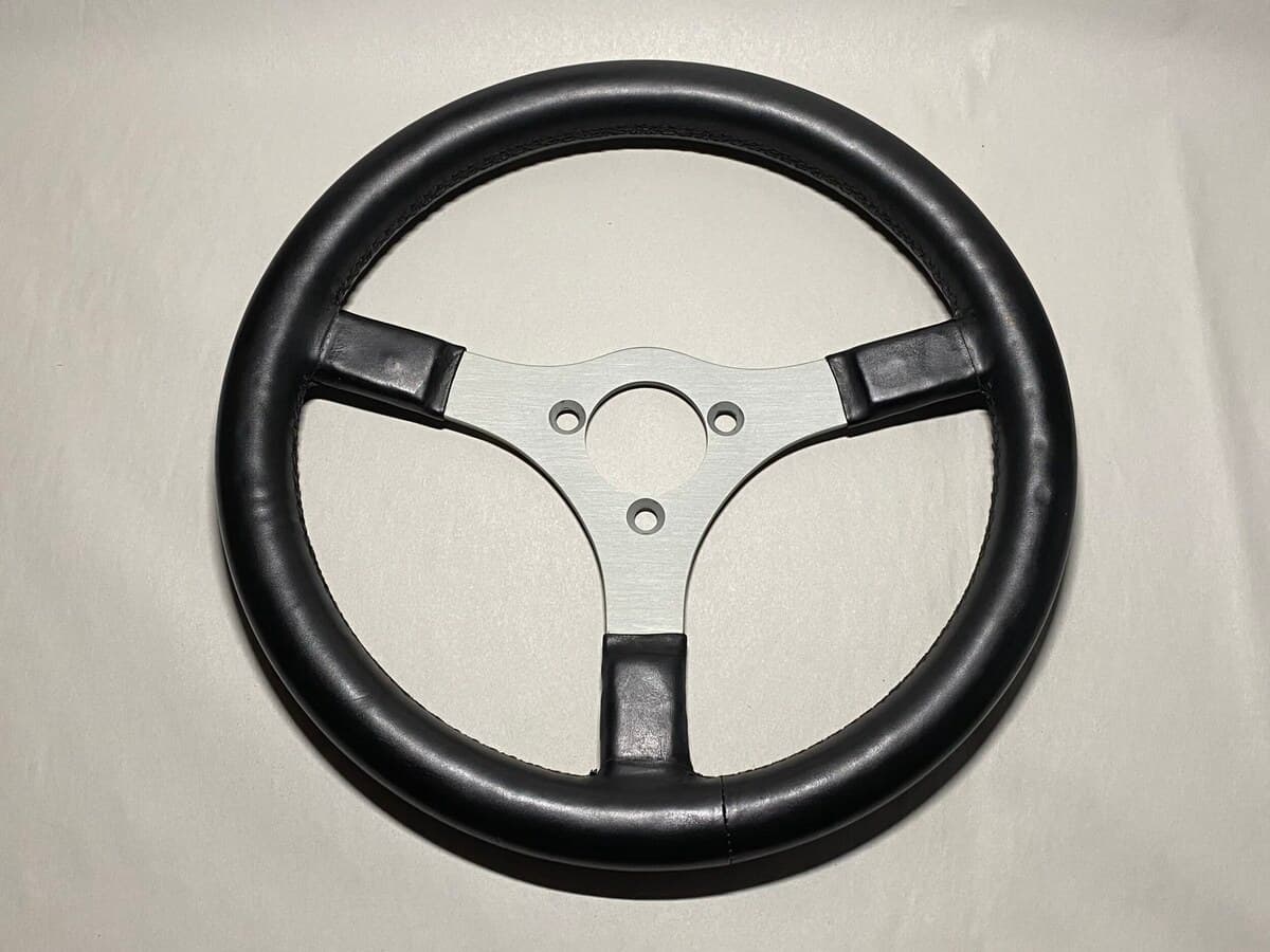 BMW Motorsport ATI-2 steering wheel by Italvolanti with drilled silver centre plate