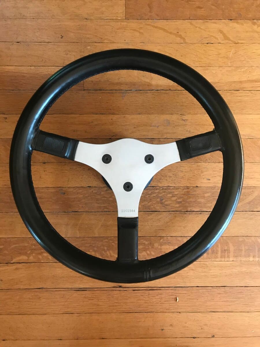 BMW Motorsport ATI-3 steering wheel by Italvolanti, part 2202344 stamped on the centre plate