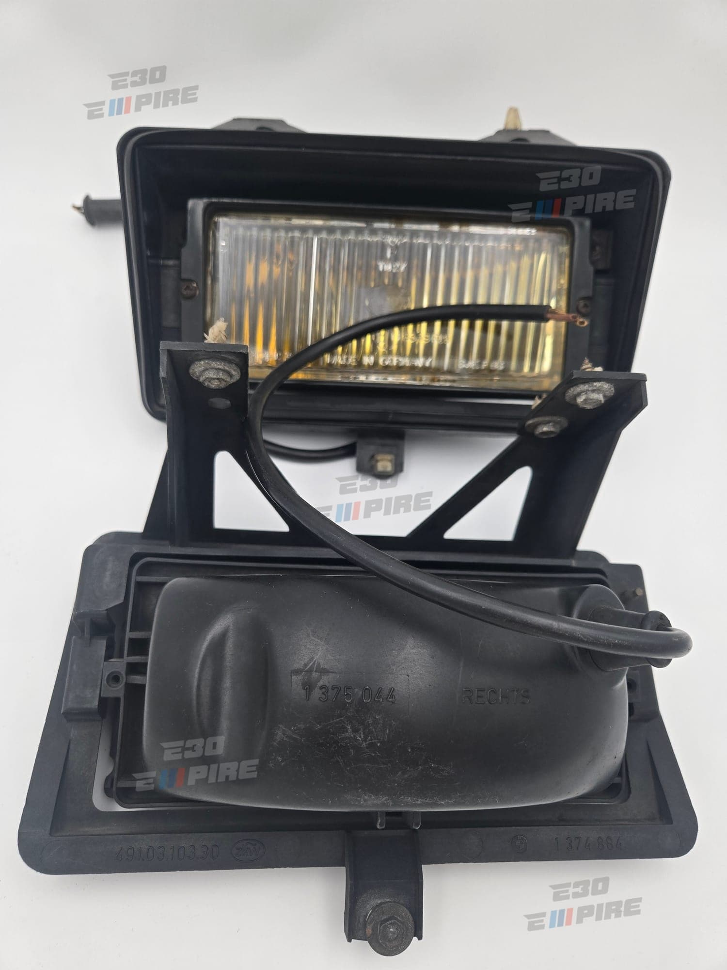 BMW E30 E28 Early Model Mtech 1 Yellow Fog Lights OEM — BMW E30 Exterior Parts — thumbnail 5