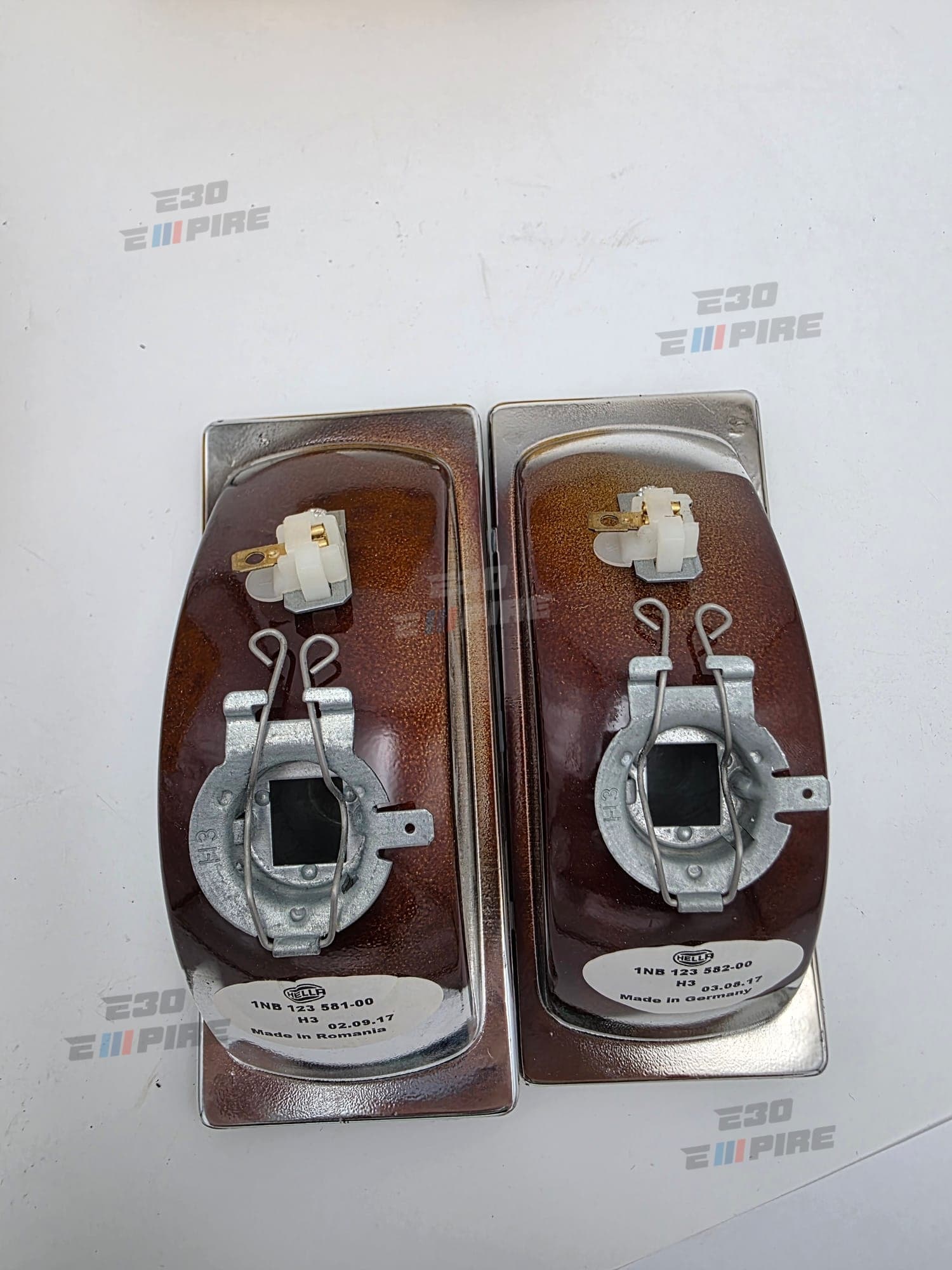 BMW E30 E28 Foglights Brand New Hella Insert Lensses Original NOS  — BMW E30 Exterior Parts — thumbnail 6