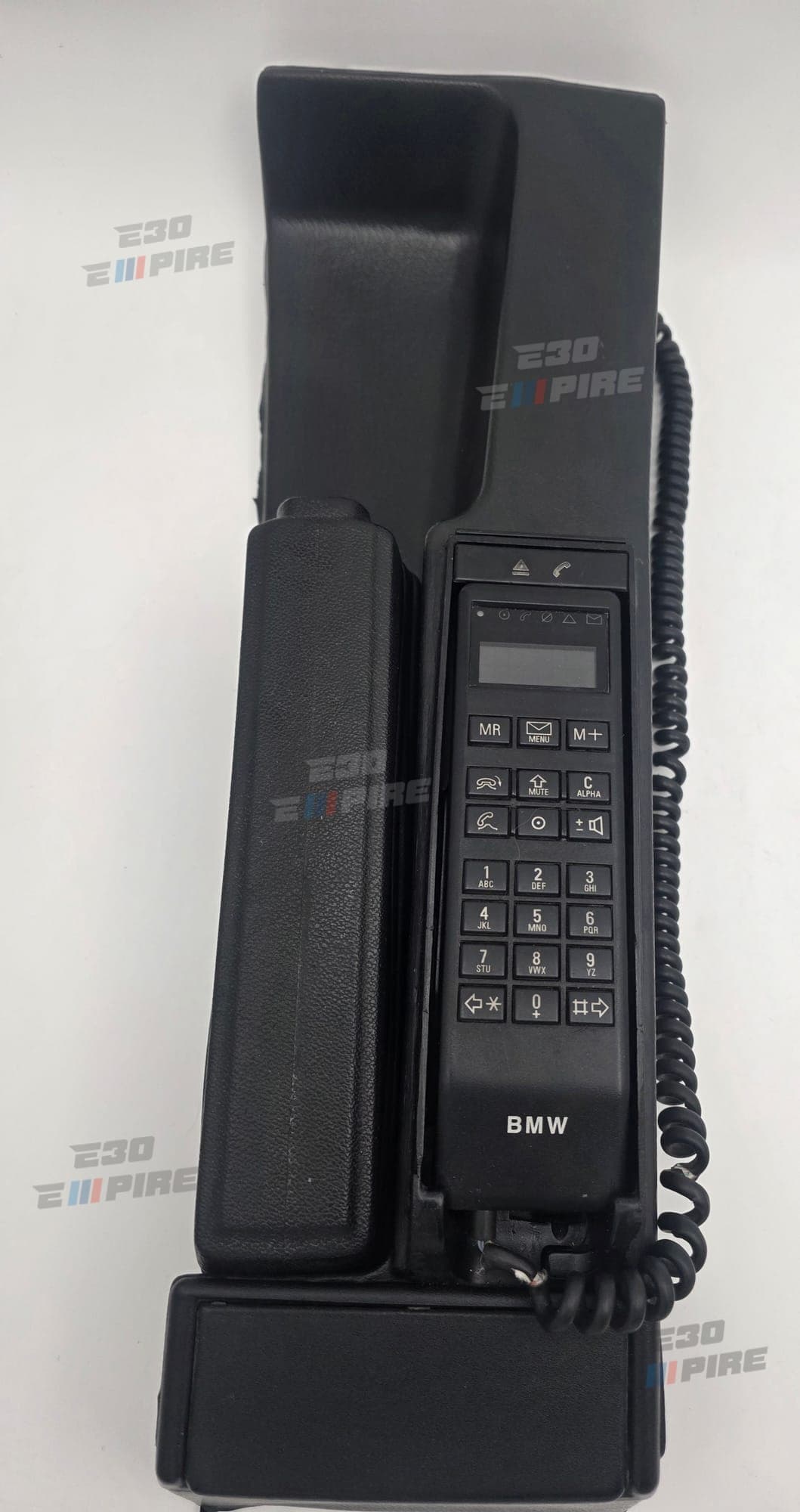 BMW E30 Center Console With Telephone Complete Very Rare Piece 51 16 1 884 246 — BMW E30 Interior — thumbnail 2
