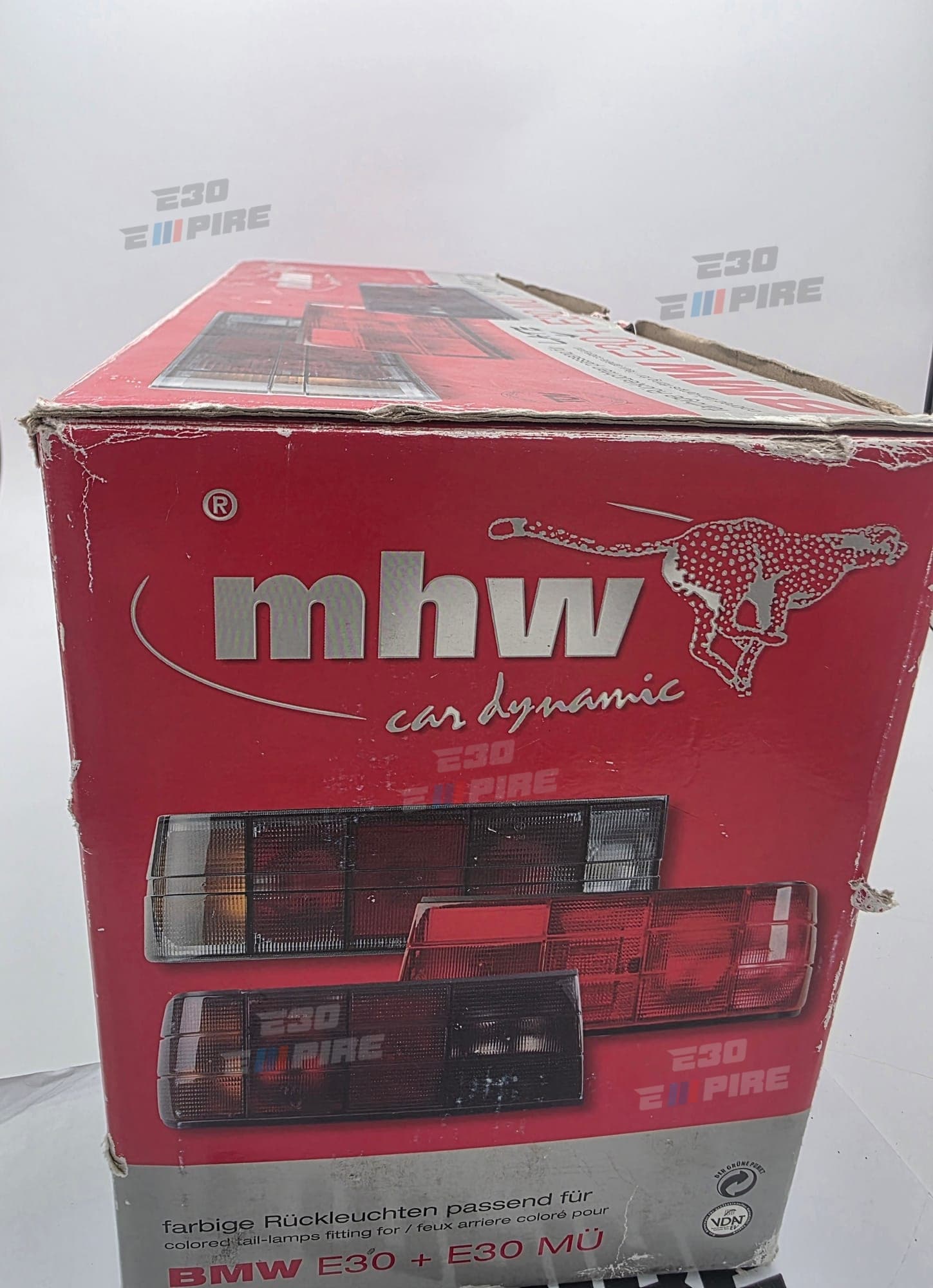BMW E30 Original MHW Smoked BMW E30 Taillights Brand New NoS — BMW E30 Exterior Parts — thumbnail 2