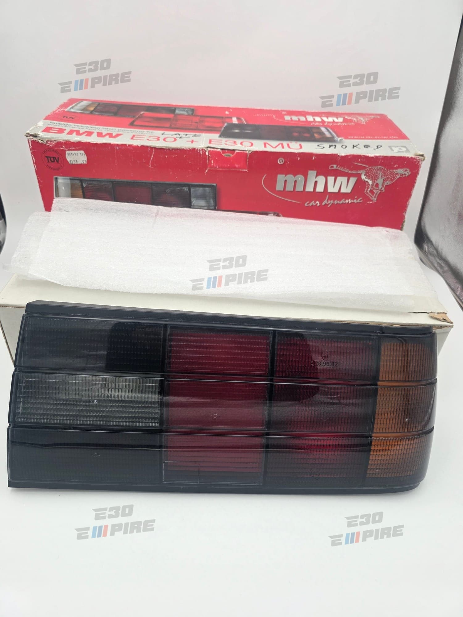 BMW E30 Original MHW Smoked BMW E30 Taillights Brand New NoS — BMW E30 Exterior Parts — thumbnail 5