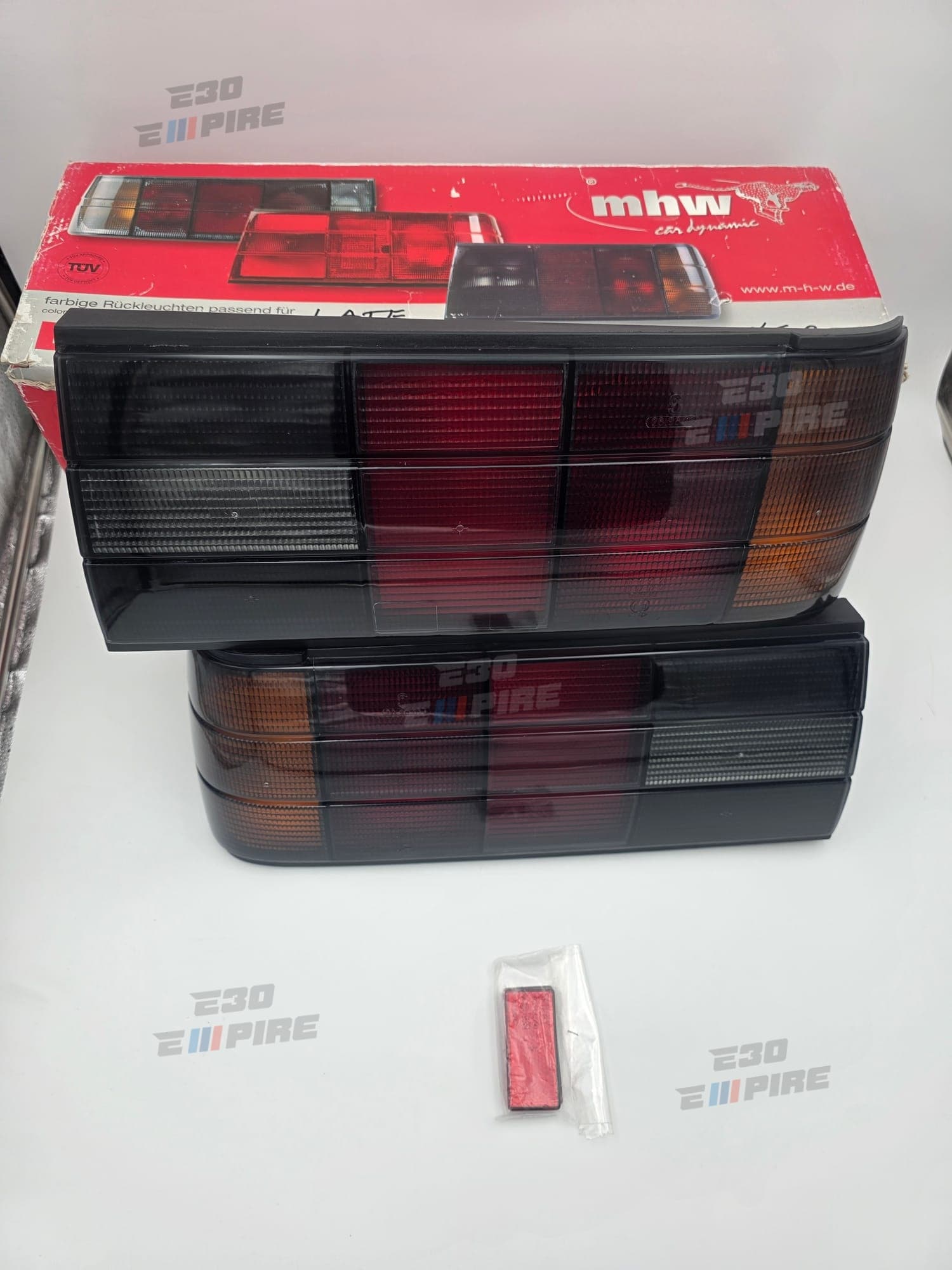 BMW E30 Original MHW Smoked BMW E30 Taillights Brand New NoS — BMW E30 Exterior Parts — thumbnail 4
