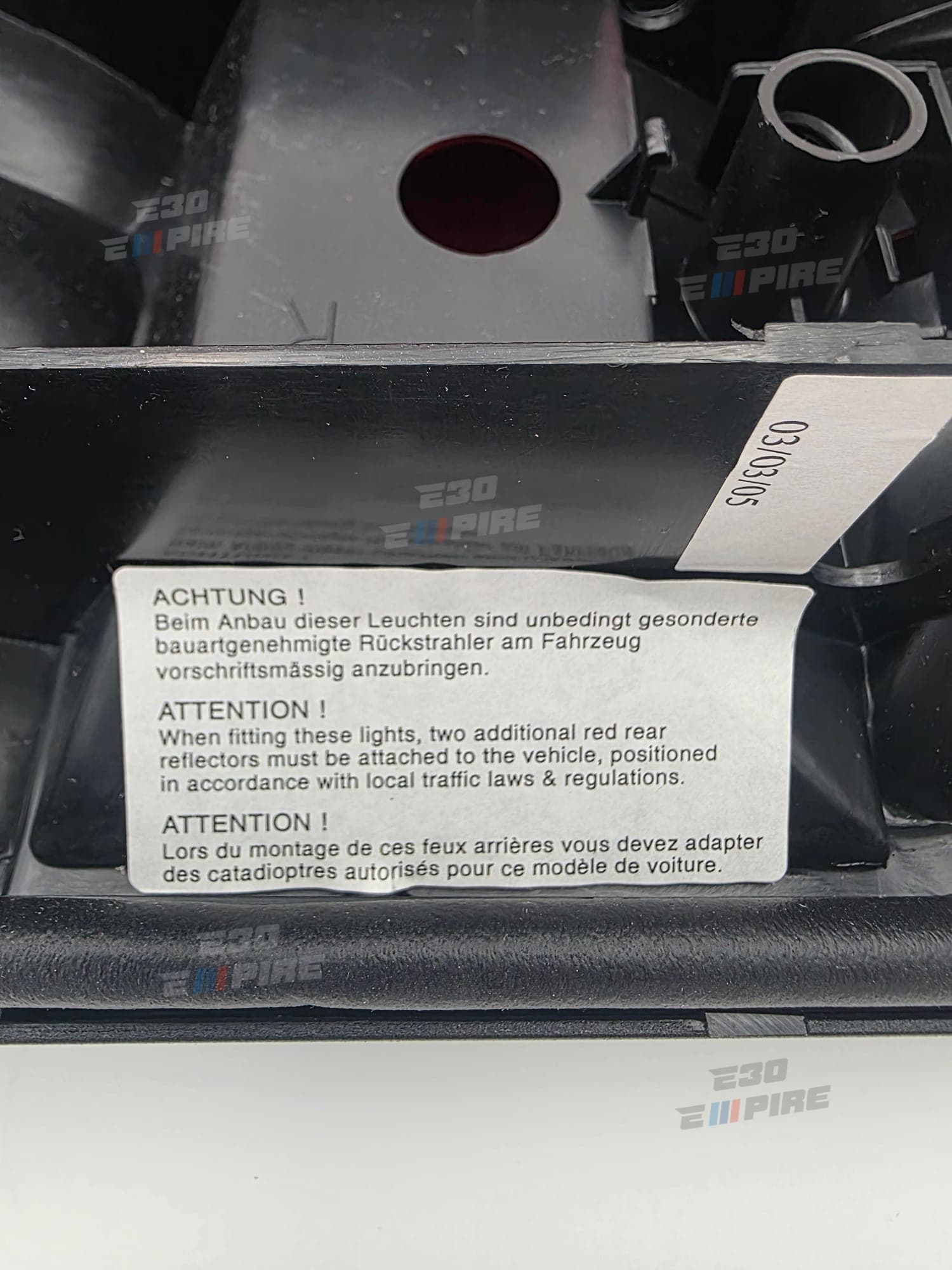 BMW E30 Original MHW Smoked BMW E30 Taillights Brand New NoS — BMW E30 Exterior Parts — thumbnail 12