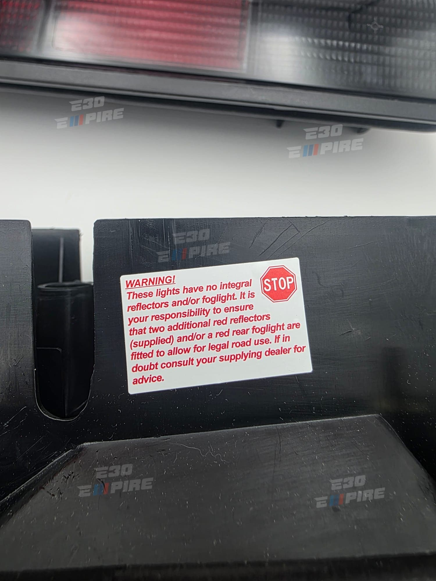 BMW E30 Original MHW Smoked BMW E30 Taillights Brand New NoS — BMW E30 Exterior Parts — thumbnail 13