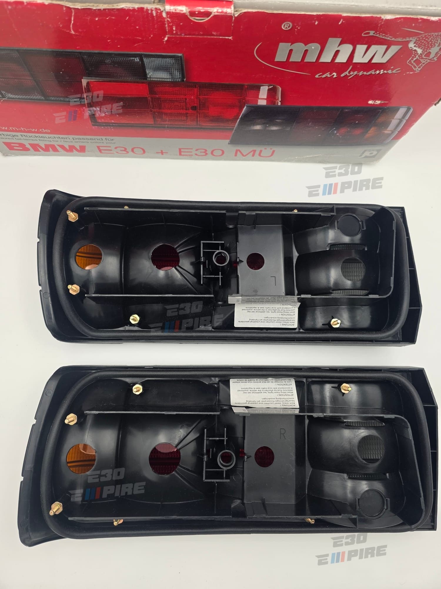BMW E30 Original MHW Smoked BMW E30 Taillights Brand New NoS — BMW E30 Exterior Parts — thumbnail 17
