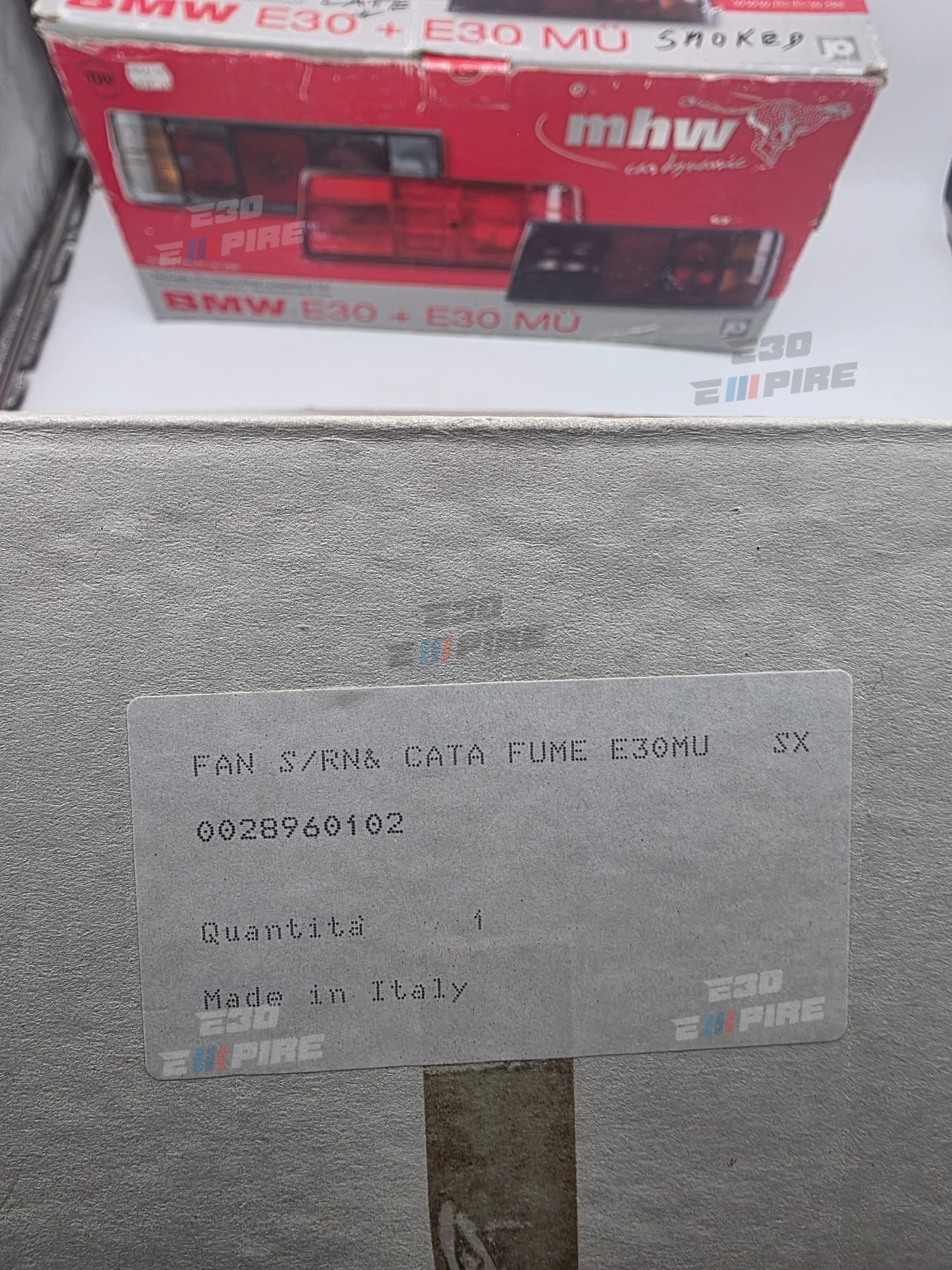 BMW E30 Original MHW Smoked BMW E30 Taillights Brand New NoS — BMW E30 Exterior Parts — thumbnail 19
