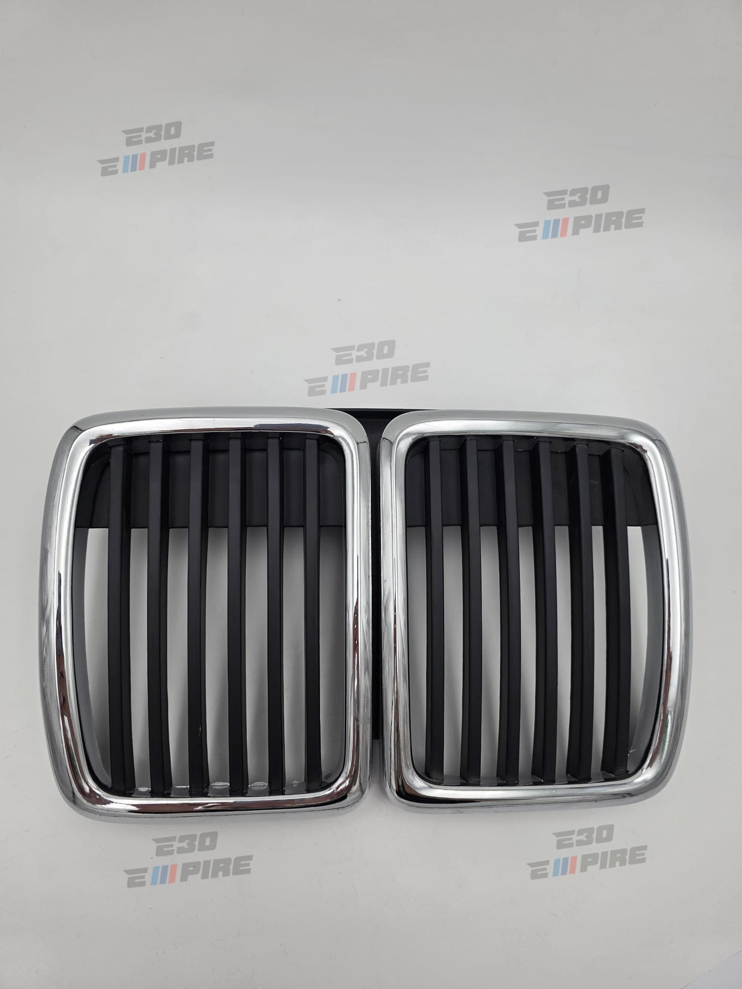 BMW E30 Center Chrome Kidney Grill Brand New NoS — BMW E30 Exterior Parts