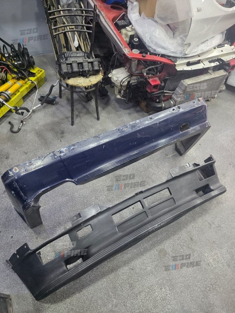 BMW E30 MTech 1 OEM Original Front & Rear Bumper Set KBA 35952 M-Technic 1 Genuine