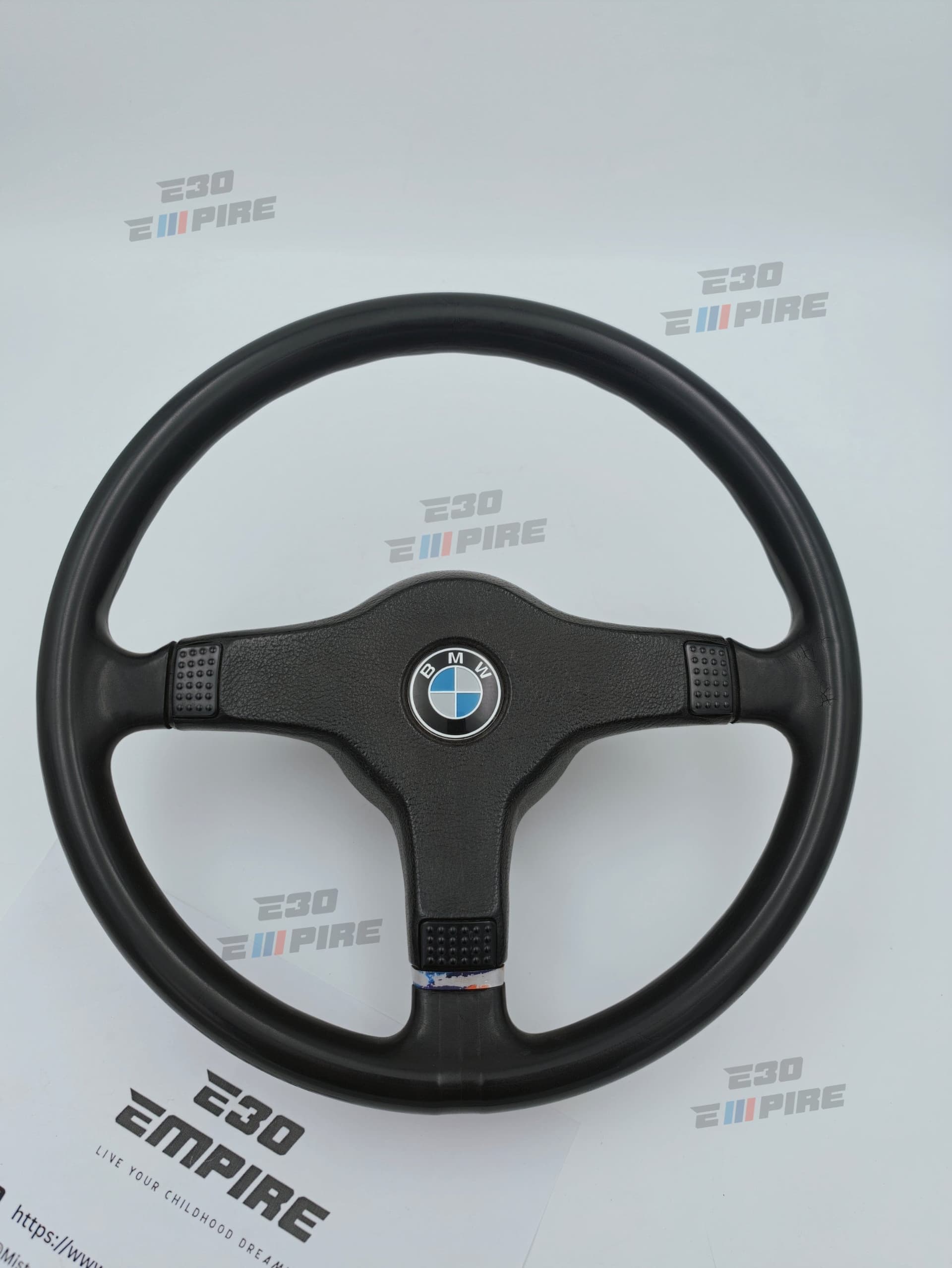 Rare BMW E30 MTech 1 Steering Wheel 370mm Small Size KBA 70076 — BMW E30 Steering Wheels