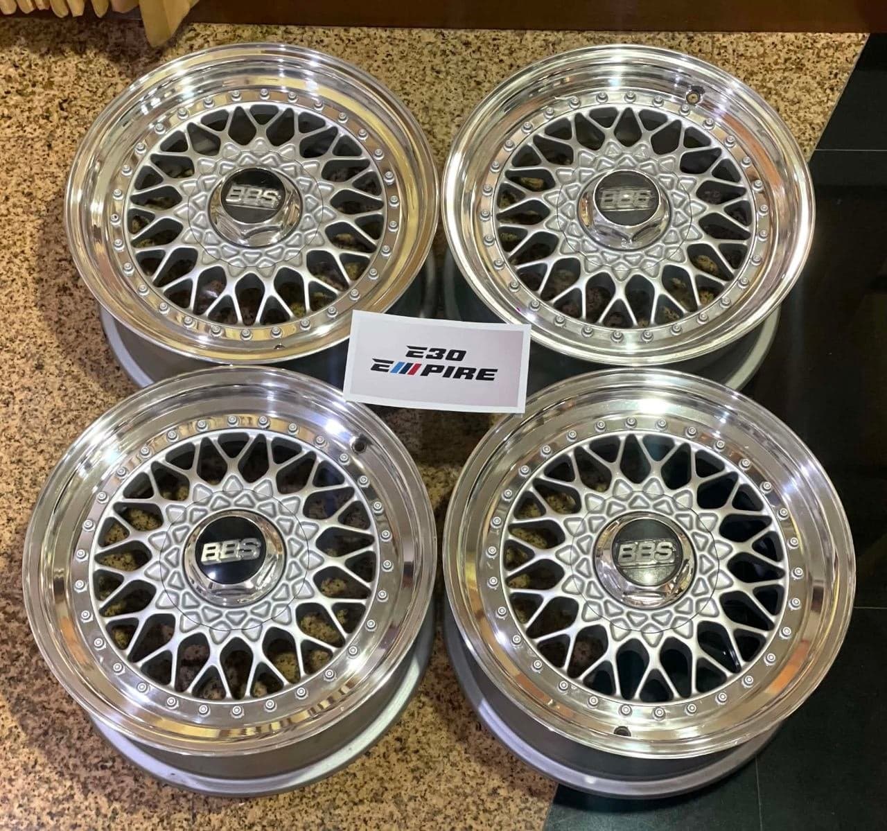 BBS RS001 BMW E30 15" Wheels — BMW E30 Wheels
